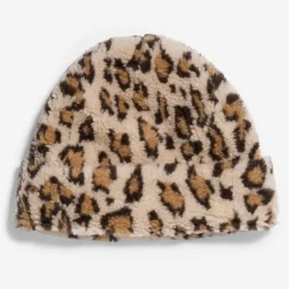 Cole Haan Sherpa cuff beanie NWT